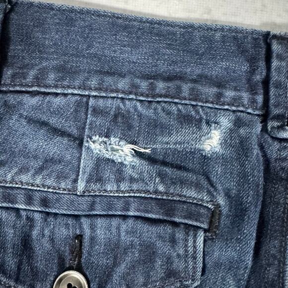 Ann Taylor LOFT Modern Flare Jeans Dark Wash - Size: 10 - Picture 9 of 9